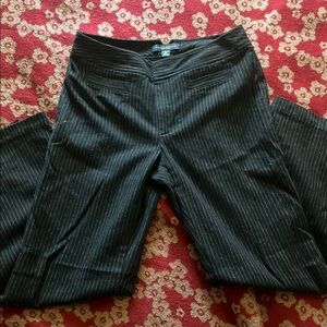 Banana Republic Black Pinstripe Pants